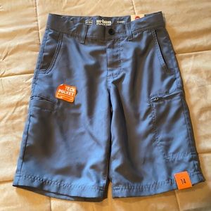 Boys grey cargo shorts
